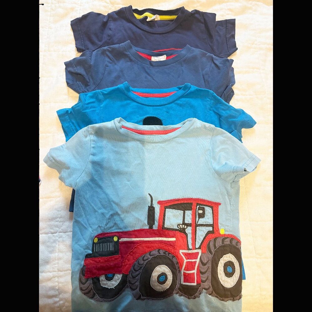 (5) Mini Boden Applique Shirt Bundle 2-3